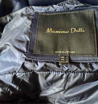 Parca Massimo Dutti Azul Talla L