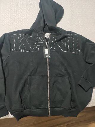 Sudadera Negra con Capucha Talla S