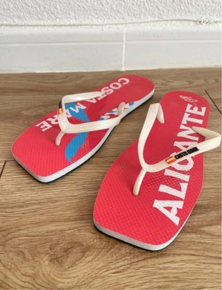 Chanclas Costa Mare Alicante Rojas