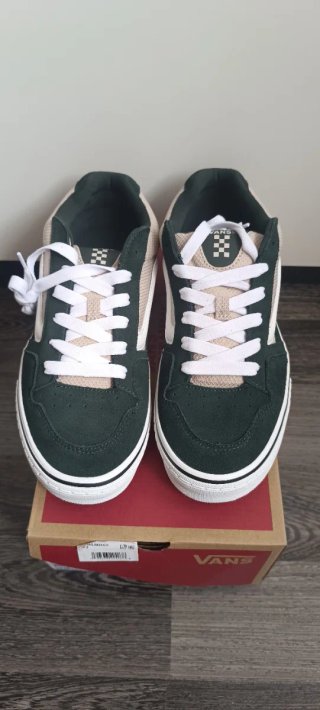 Zapatillas Vans Verde y Beige