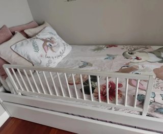 Barrera de seguridad para cama infantil