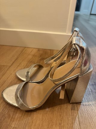 Zapatos de tacón Asos plateados talla 38 (5,5)
