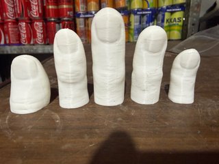 Set de 5 Dedos de Plástico