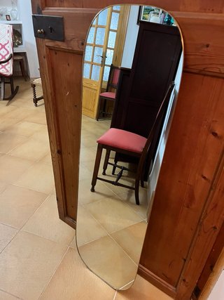Espejo ovalado de pared