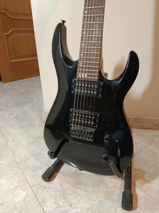 Guitarra 7 cuerdas Harley Benton R-457 BK