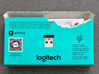 Receptor USB Logitech Unifying 2.4 GHz