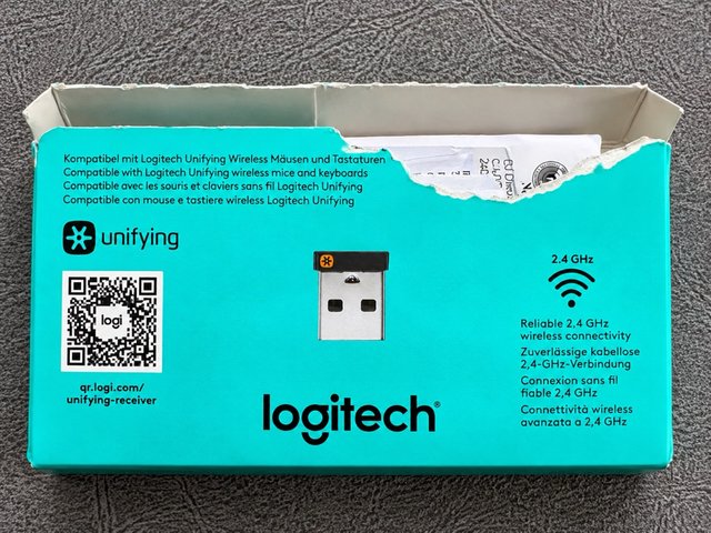 Receptor USB Logitech Unifying 2.4 GHz