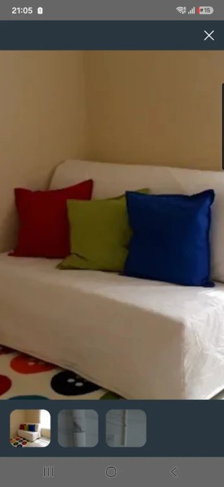 Set de 3 Cojines de Colores con Relleno