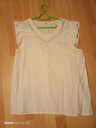 Blusa Blanca Talla XL