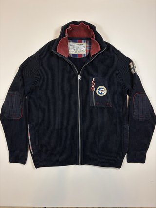 Jersey Napapijri Azul Marino con Cremallera