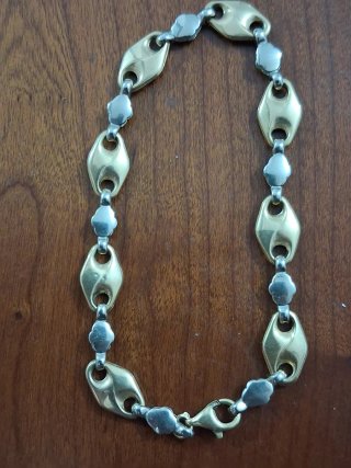 Pulsera Bicolor de Eslabones
