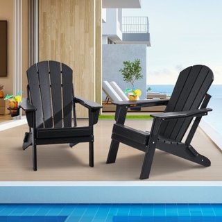 Adirondack Silla Plástico, conjunto de 2 All-Weath