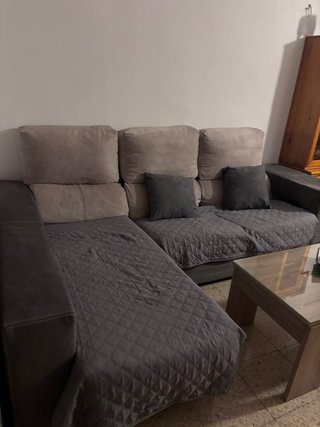 Sofá Chaiselongue Gris