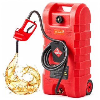 Caddy de combustible, 15 galones, tanque de combus