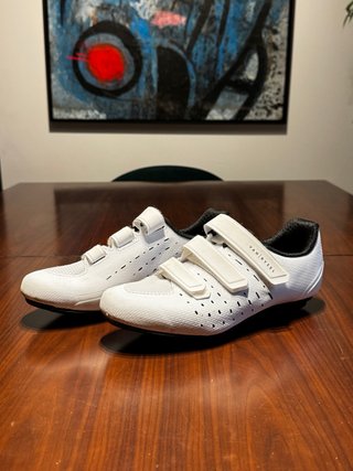 Zapatillas Ciclismo Carretera Van Rysel Blancas