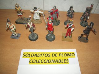 LOTE Set di 10 Soldatini di Piombo Antichi
