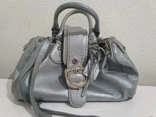 Bolso Vintage Bimba y Lola Plateado