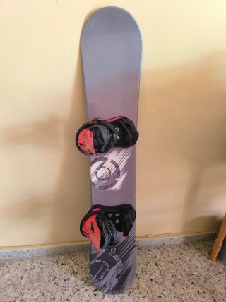 Tabla de Snowboard Nitro con Fijaciones