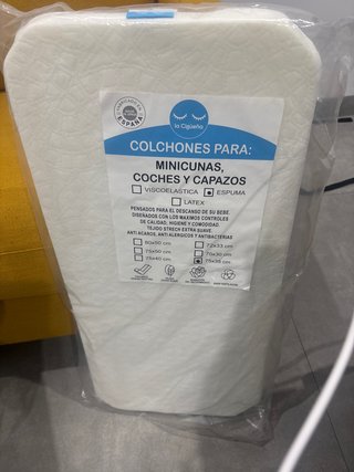 Colchón para Minicuna, Coche y Capazo