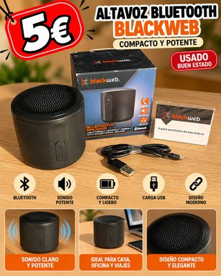 Altavoz Bluetooth Blackweb