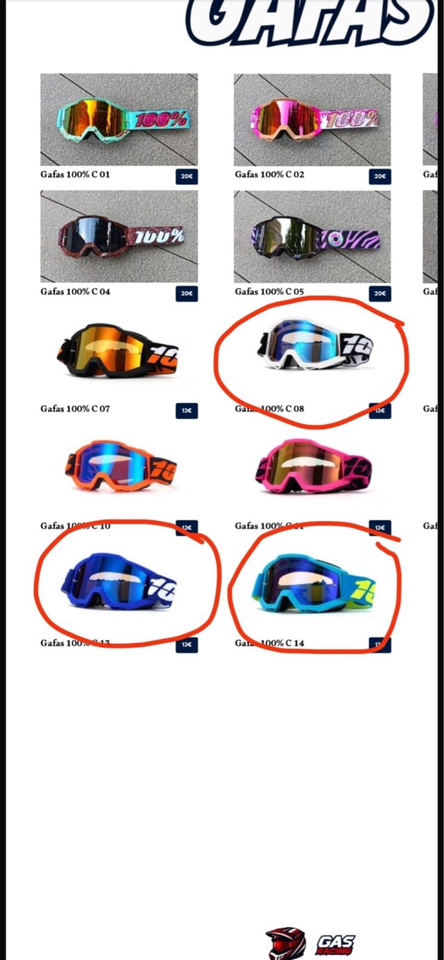 Gafas de Motocross