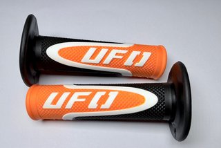Puños goma manillar UFO Naranja/Negro