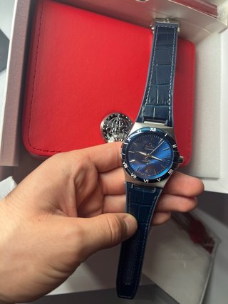 Reloj Omega Constellation Azul
