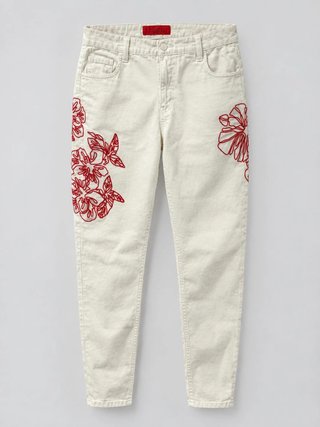 PVP 230€ - Carolina Herrera Vaqueros Blancos con