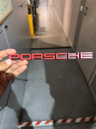 Letras Porsche Decorativas 32 cm