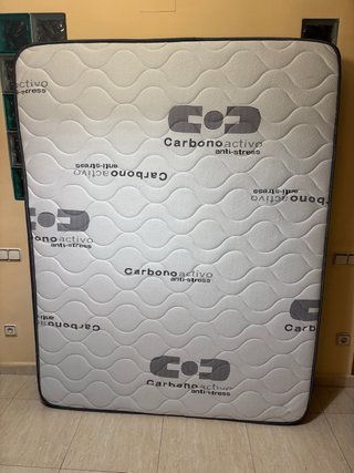 Colchón Matrimonio 150x190cm Carbono Activo