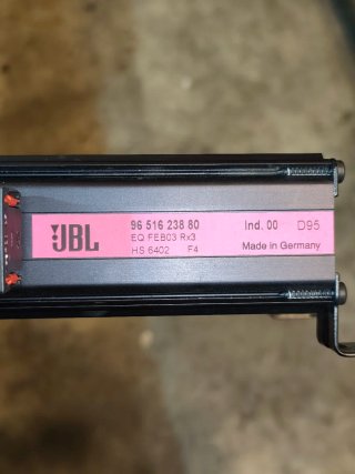 Amplificador JBL para Peugeot 406