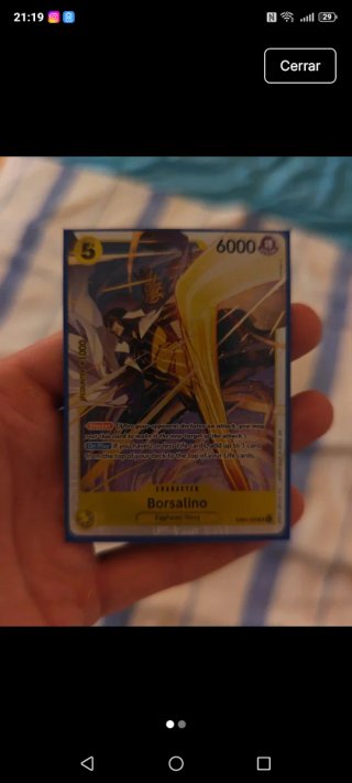 Carta One Piece Card Game Borsalino SR