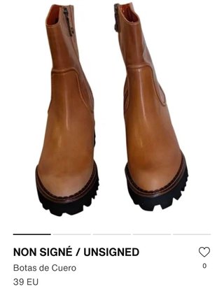 Botines de piel Belle vie Talla 39