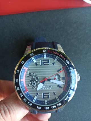 Reloj U.S. Polo Assn. con correa azul