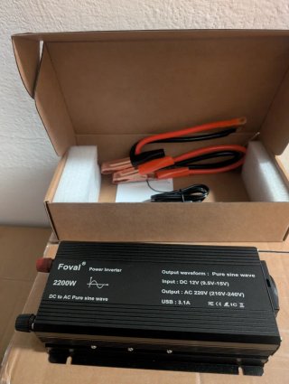 Inversor de Corriente Foval 2200W