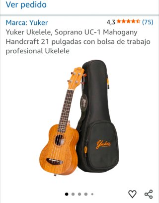 Ukelele Soprano Yuker UC-1 Mahogany