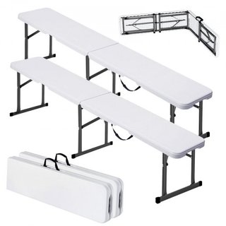 Plástico plegable Banco, 6 ft Portátil Banco para