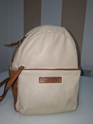 Mochila Pikolinos Beige y Marrón
