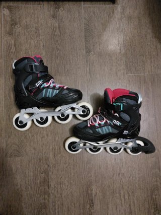 Patines en línea ajustables (tallas 35-37)