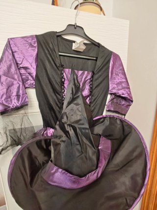 Disfraz de Bruja para Niña (7-9 años)