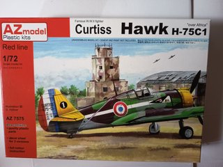Maqueta Curtiss Hawk H-75C1 (AZ Models, 1/72)