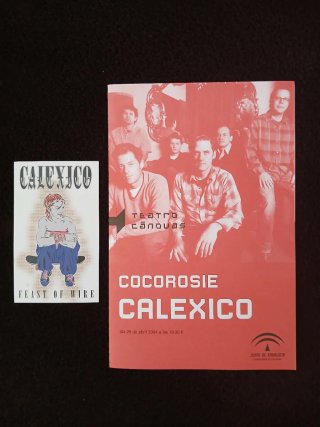 Calexico (flyer/programa + pegatina)