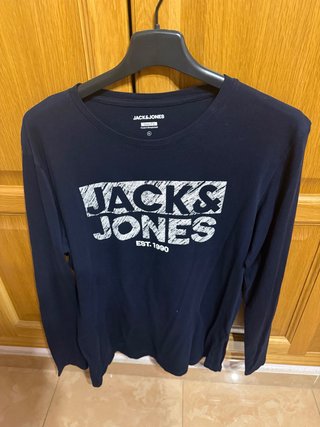 Camiseta Manga Larga Jack & Jones Azul XL
