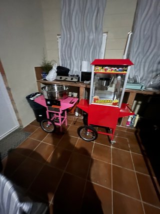 Máquina de Palomitas y Algodón de Azúcar