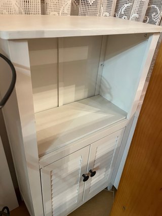 Mueble recibidor blanco