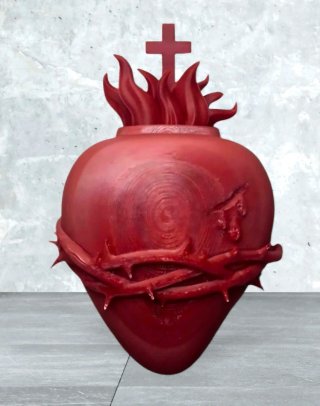 Sacro cuore Gesù ex voto sagrado corazòn de Jesus