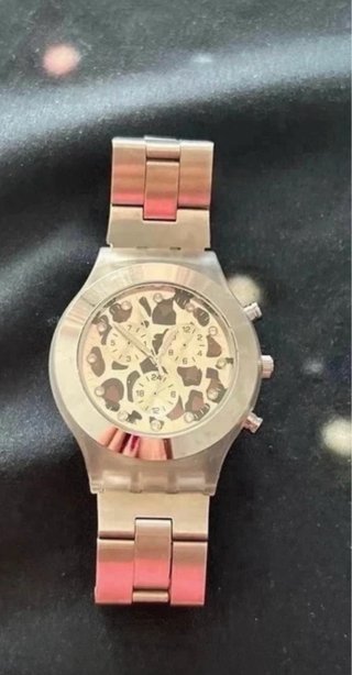 Reloj Swatch Estampado Leopardo