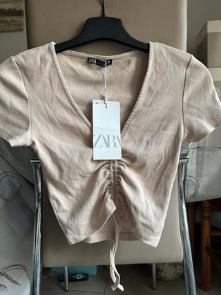 Top Beige de Zara
