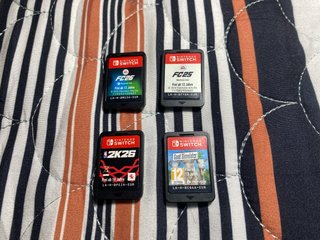 3 Juegos Nintendo Switch: FC 26, FC 25, NBA 2K26.