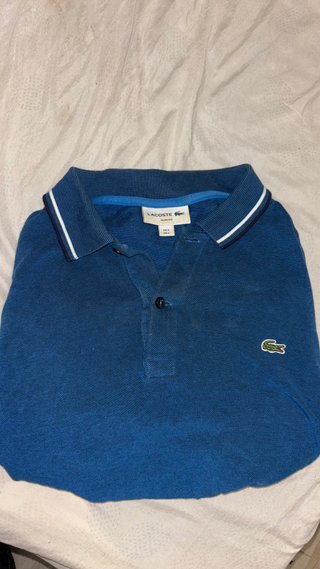 Polo Lacoste Azul Talla L